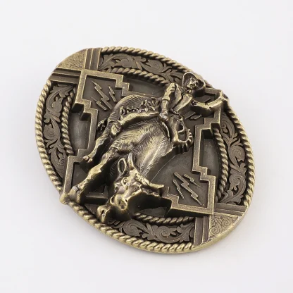 Cowhead Western Buckle Belt - Image 4