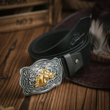 Horse-Patterned Western Belt - Image 5