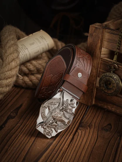 Stylish Bull Western Belt - Image 7