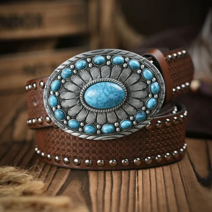 Stylish Pattern Western Belt - Image 3