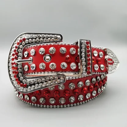 Glittering Detail Western Belt