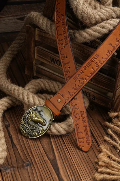 Artfully Designed Western Belt - Image 7
