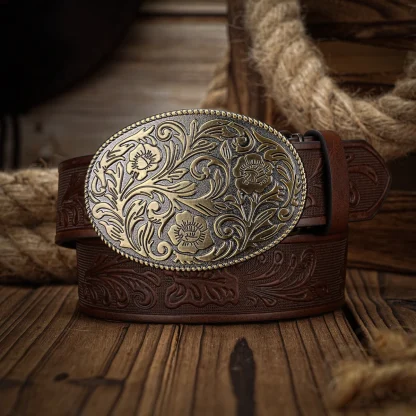 Trendy Western Style Cowboy Belt - Image 3