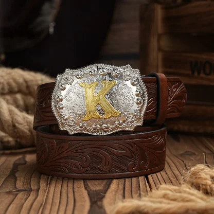 Stylish Engraved Western Belt - Image 4