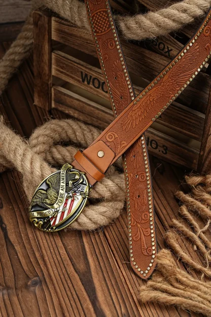 Decorative Wing Western Belt - Image 7