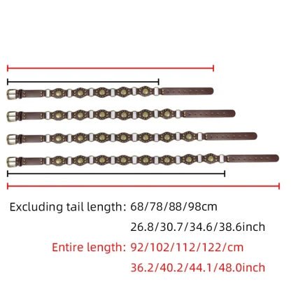 Retro Rivet Western Belt - Image 6