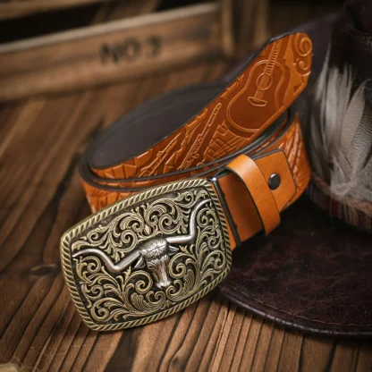 Bull Design Western Belt - Image 2