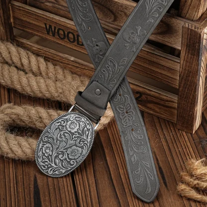 Trendy Western Style Cowboy Belt - Image 5