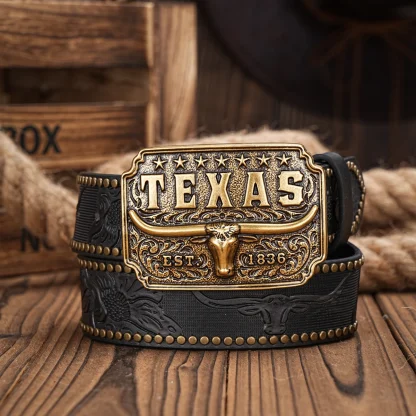 Engraved Trailblazer Cowboy Belt