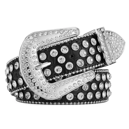 Shiny Rivet Cowboy Belt - Image 2