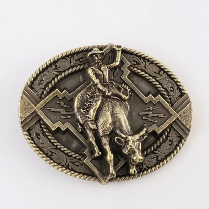 Cowhead Western Buckle Belt - Image 3