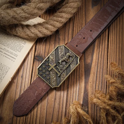 Rustic Horse Cowboy Belt - Image 6