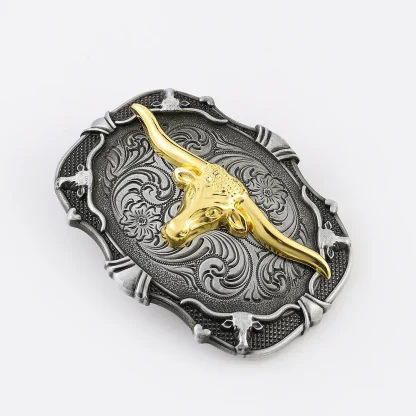 Cowhead Western Buckle Belt - Image 2