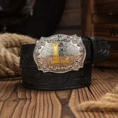 Stylish Engraved Western Belt - Image 3