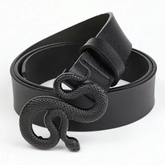 Snake Buckle Western Belt