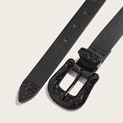 Artistic Needle-Style Cowboy Belt - Image 3