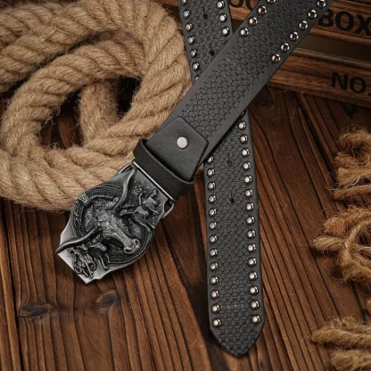 Ornate Bull Western Belt - Image 6
