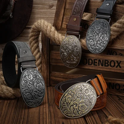 Trendy Western Style Cowboy Belt - Image 7