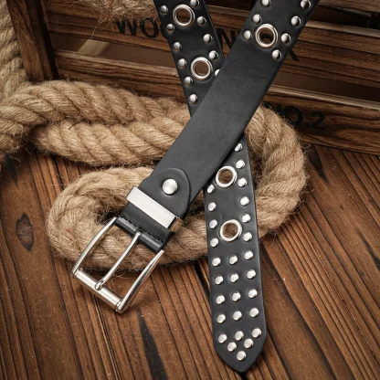 Braille Style Cowboy Belt - Image 2