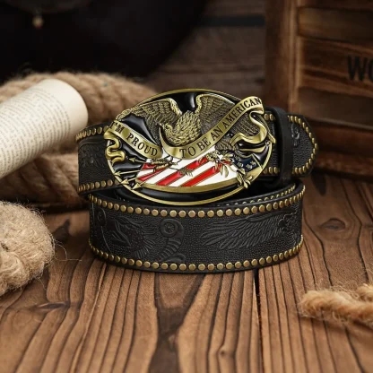 Decorative Wing Western Belt