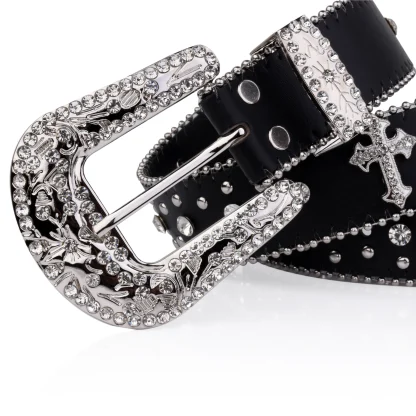 Stylish Cross Western Belt - Image 6