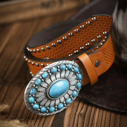 Stylish Pattern Western Belt - Image 2