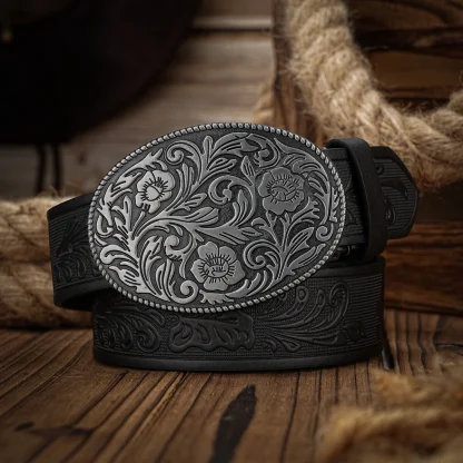 Trendy Western Style Cowboy Belt - Image 4